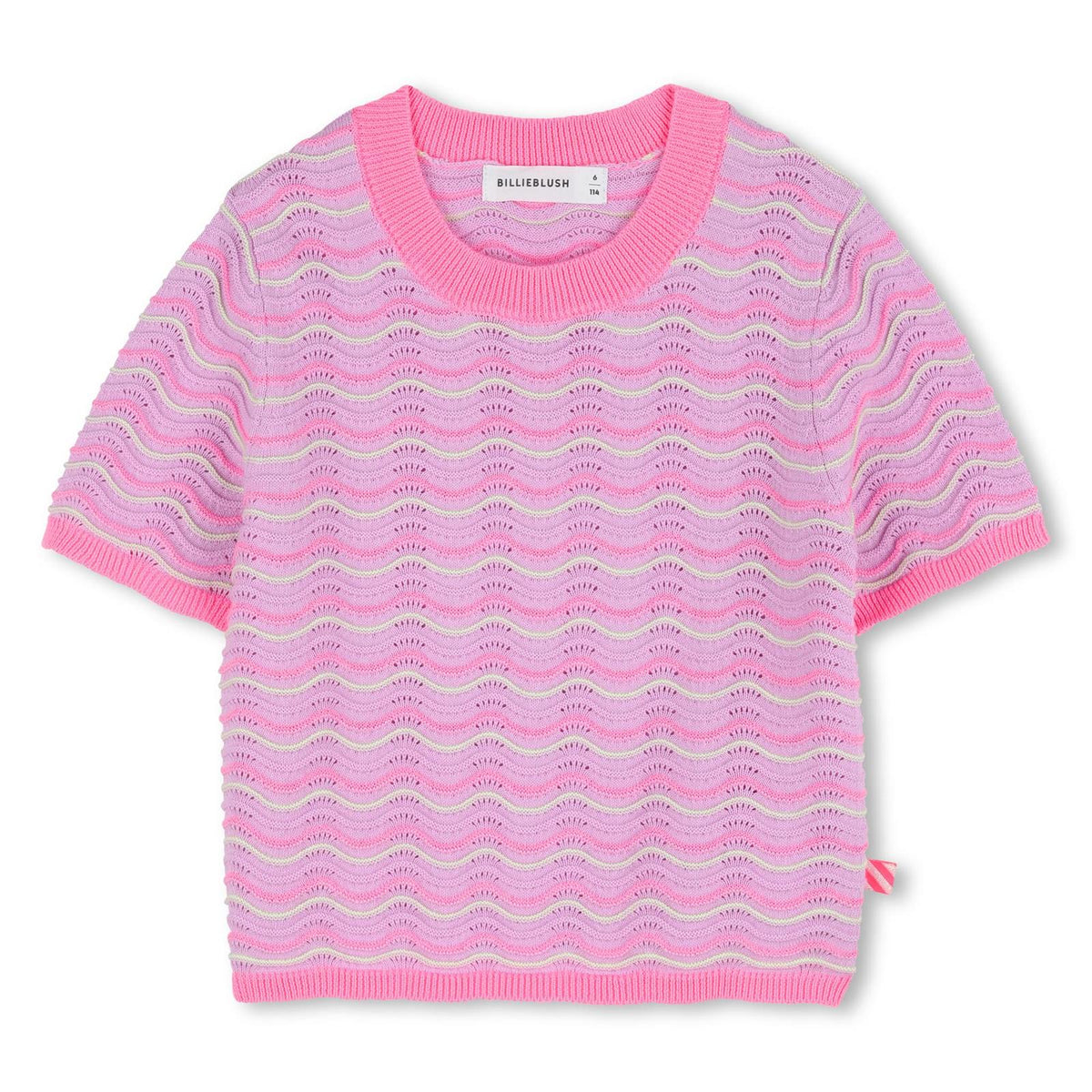 Billieblush Girls Pink Knit Top
