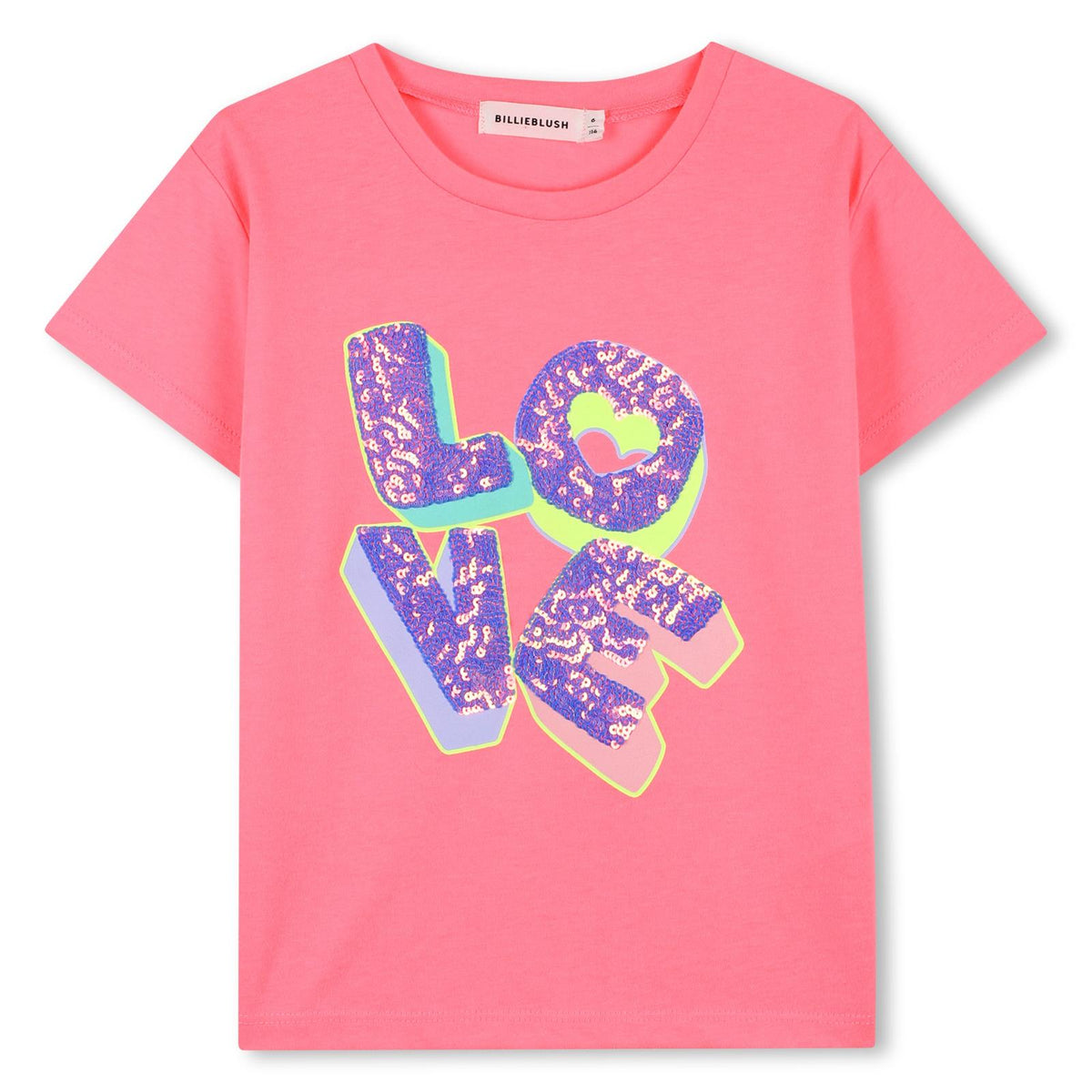 Billieblush Girls Pink Love T-Shirt