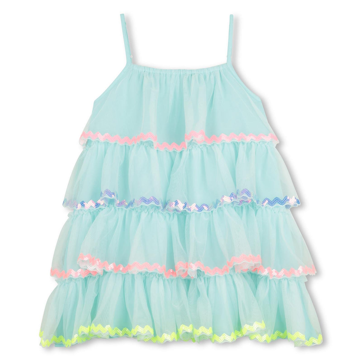 Billieblush Girls Turquoise Tulle Dress
