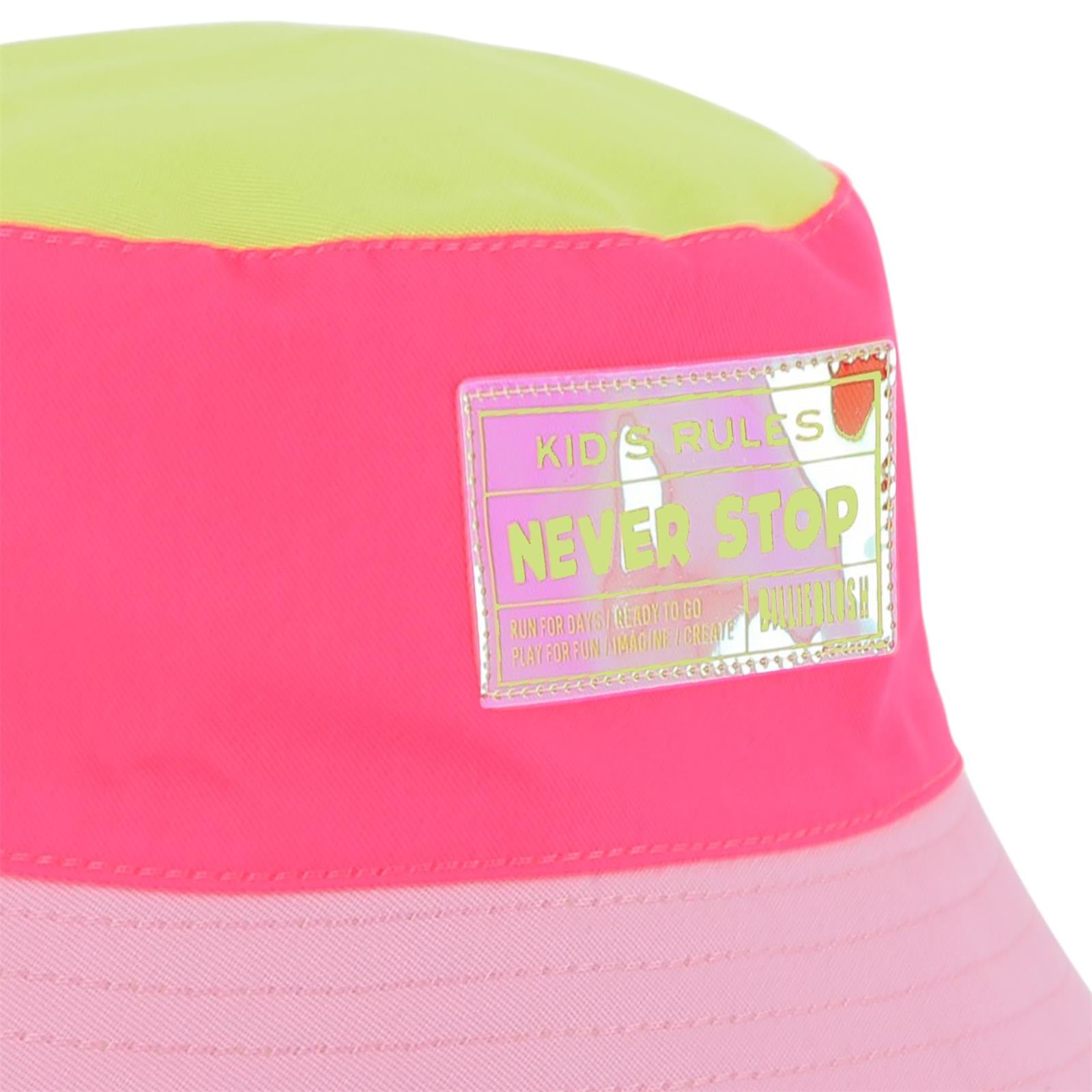 Billieblush Girls Pink Bucket Hat