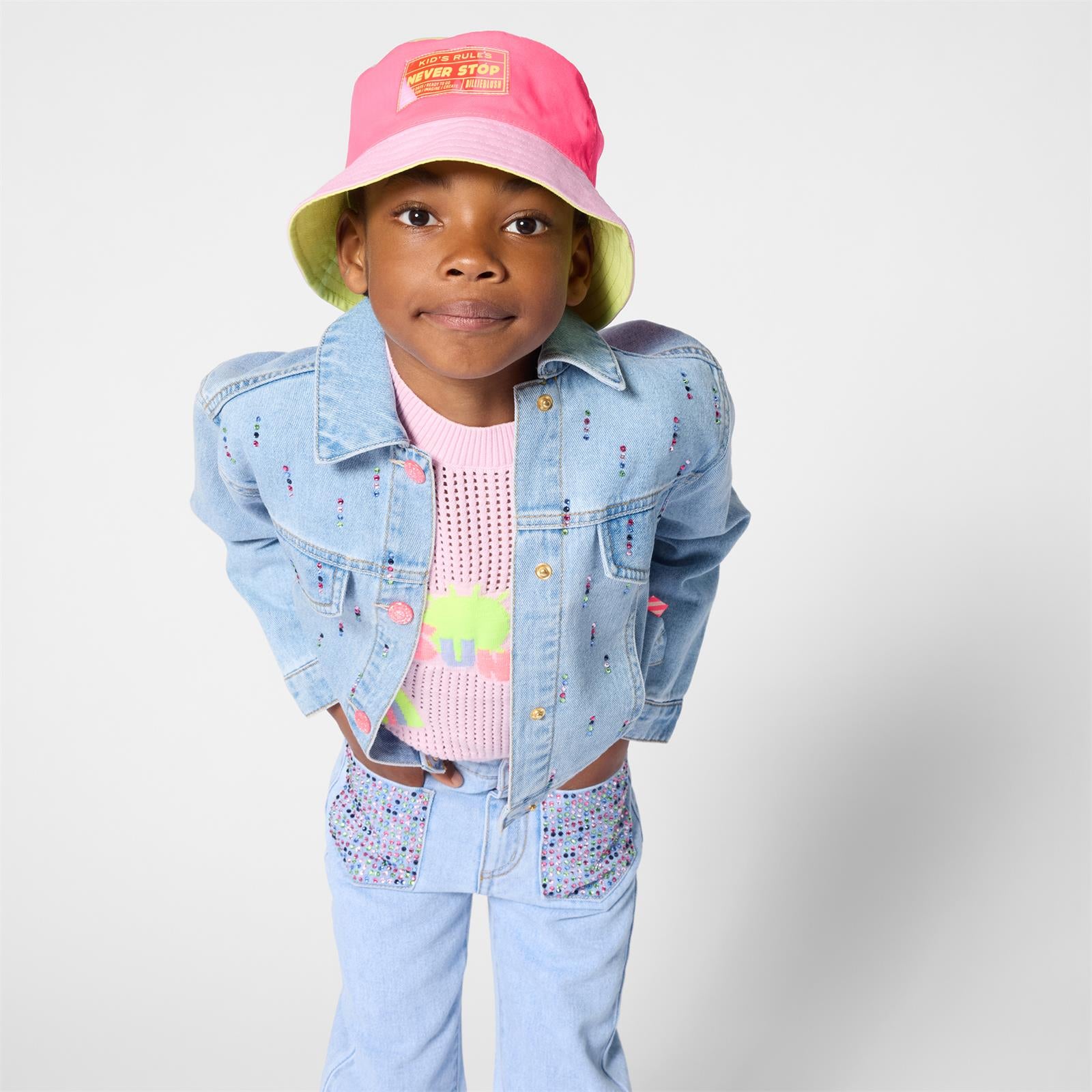 Billieblush Girls Pink Bucket Hat