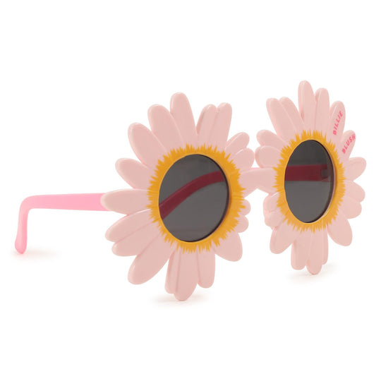 Girls Pink Flower Sunglasses