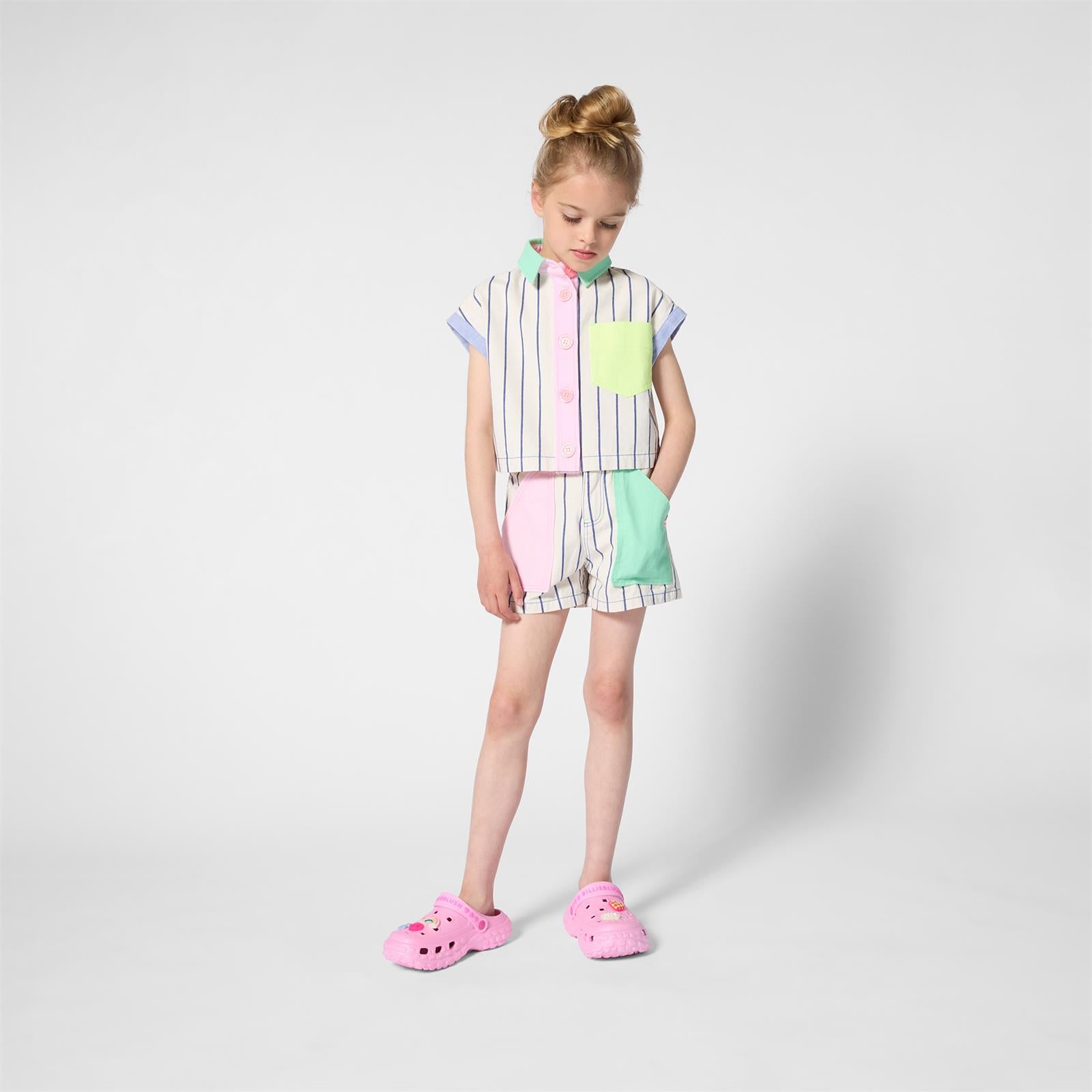 Billieblush Girls Stripped Short