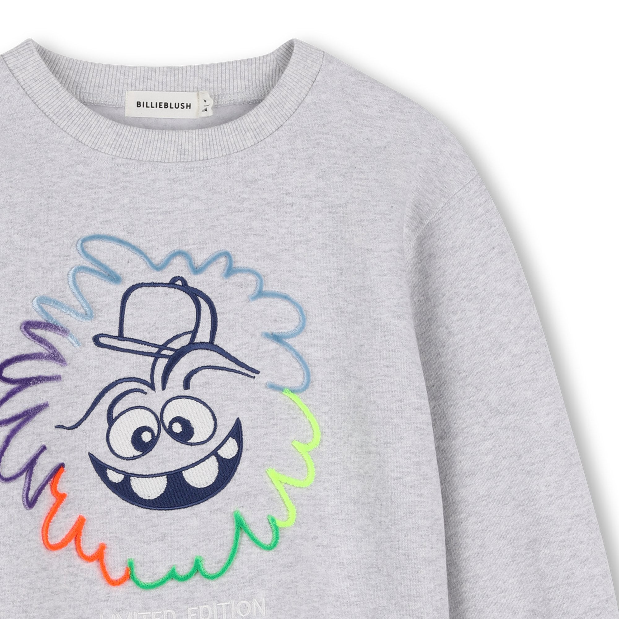 BILLIEBLUSH Boys Chine Grey Sweatshirt