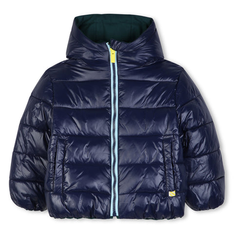 BILLIEBLUSH Boys Navy Reversible Puffer Jacket