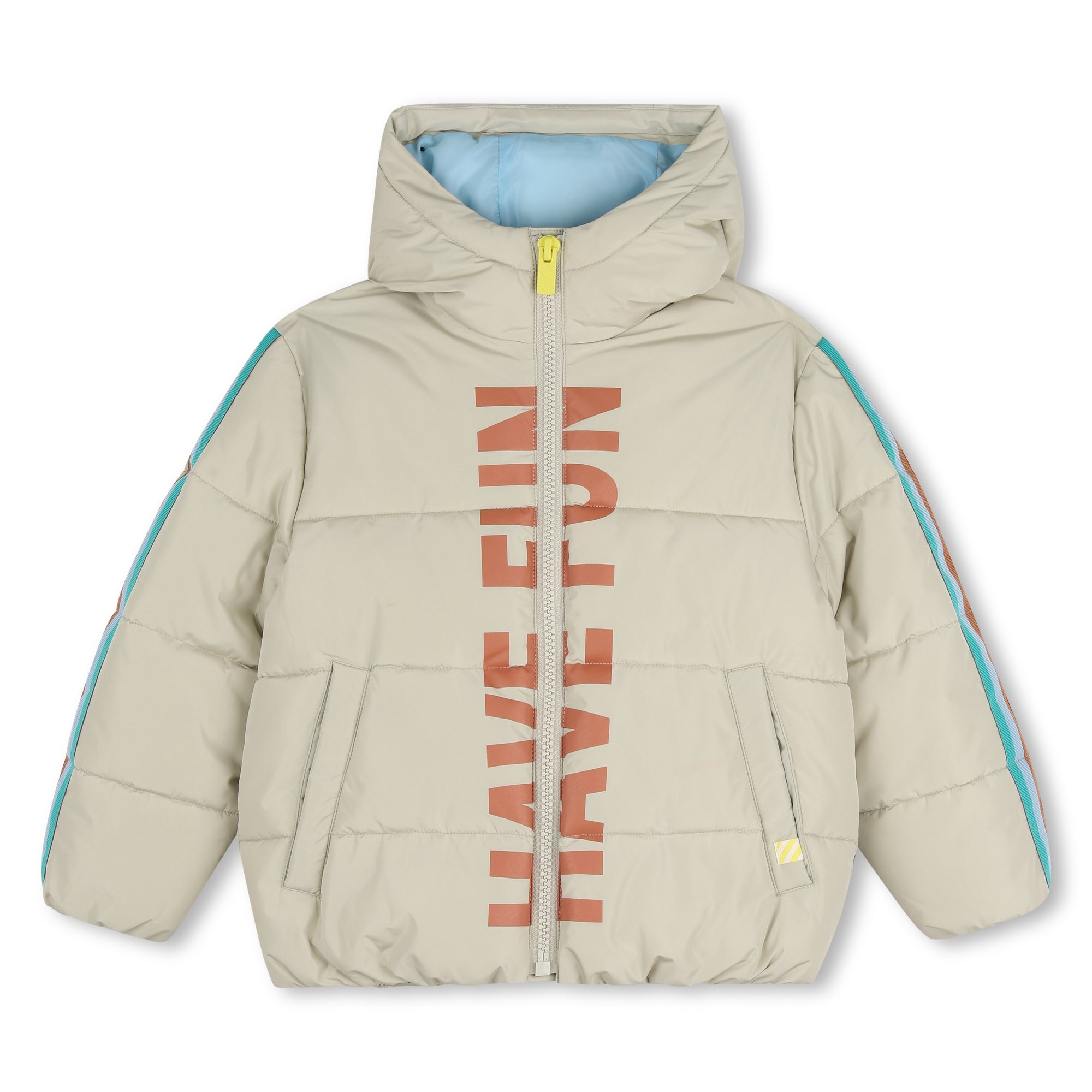 BILLIEBLUSH Boys Beige Woody Tan Puffer Jacket