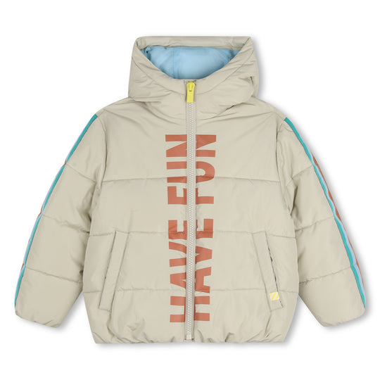 Boys Beige Woody Tan Puffer Jacket
