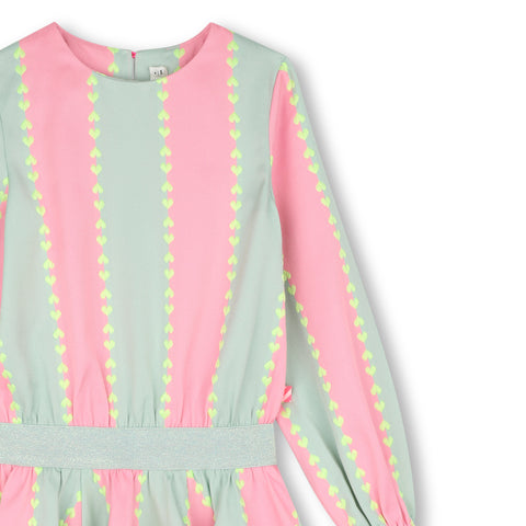 BILLIEBLUSH Girls Pink Stripe Dress