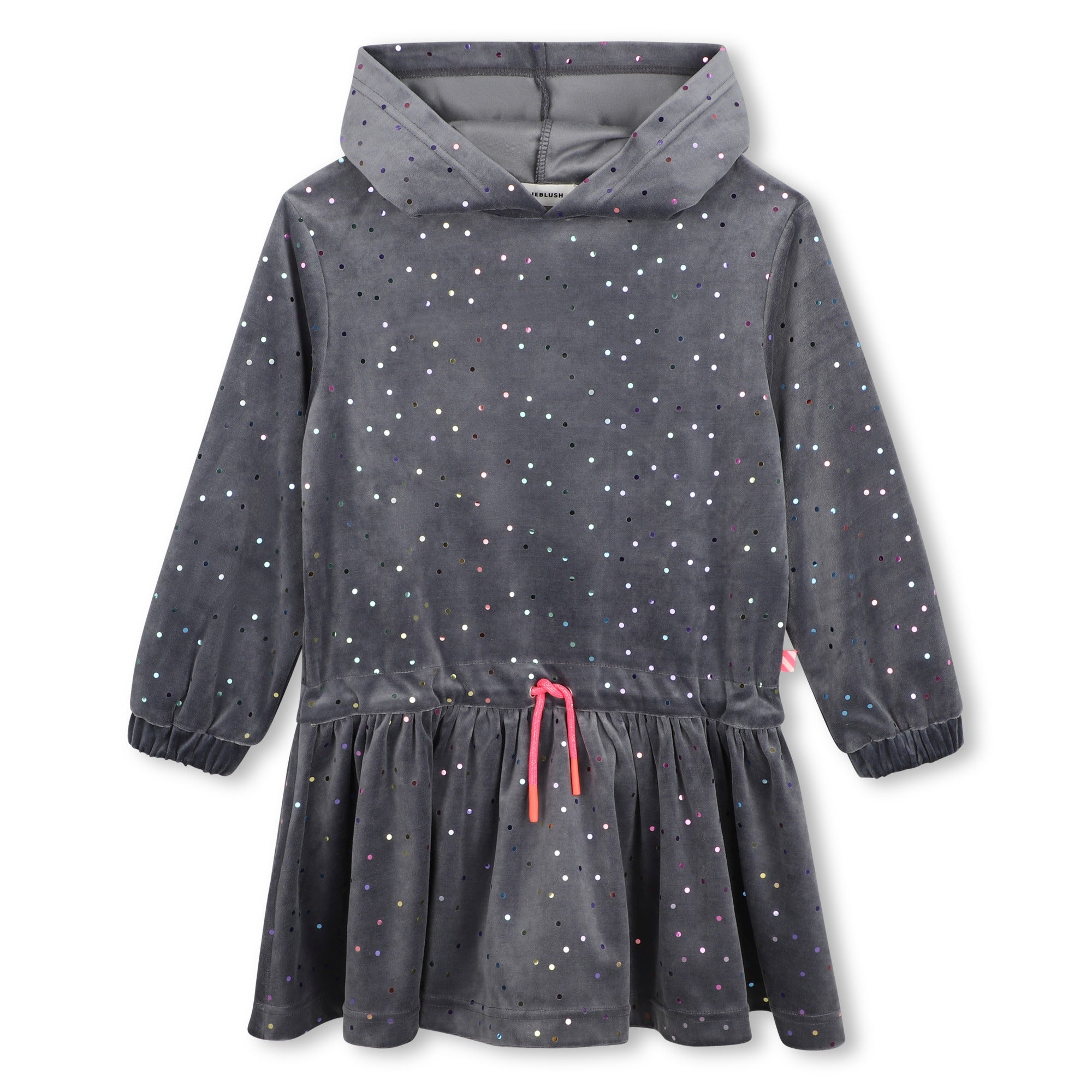 BILLIEBLUSH Girls Charcoal Grey Dress