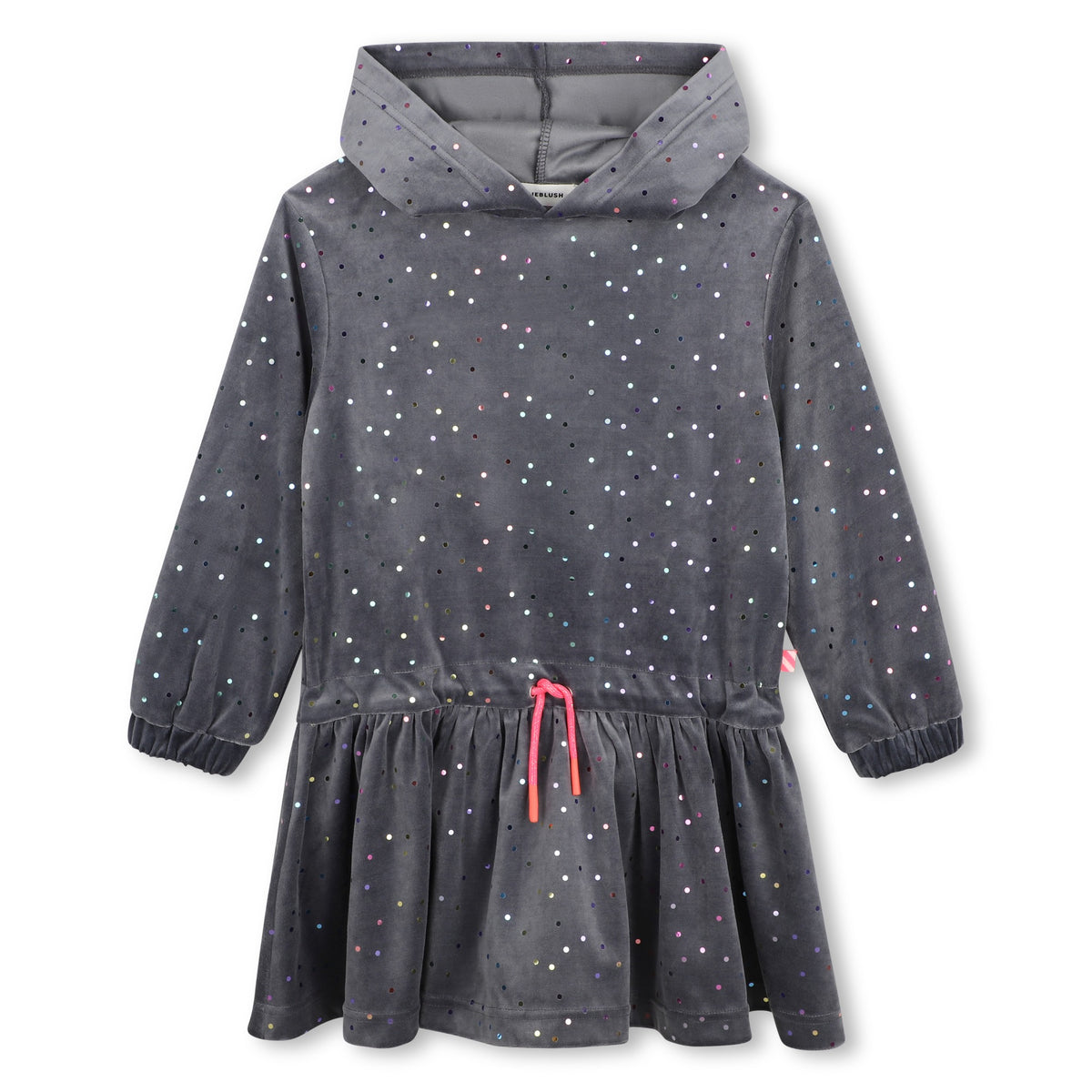 BILLIEBLUSH Girls Charcoal Grey Dress