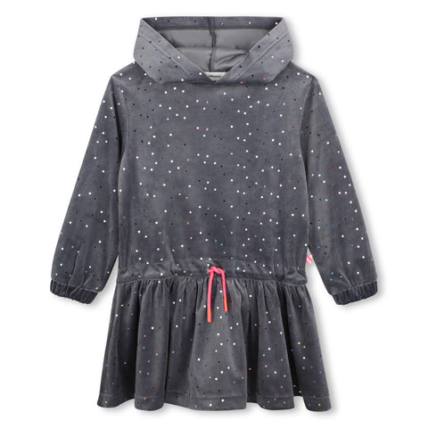 BILLIEBLUSH Girls Charcoal Grey Dress