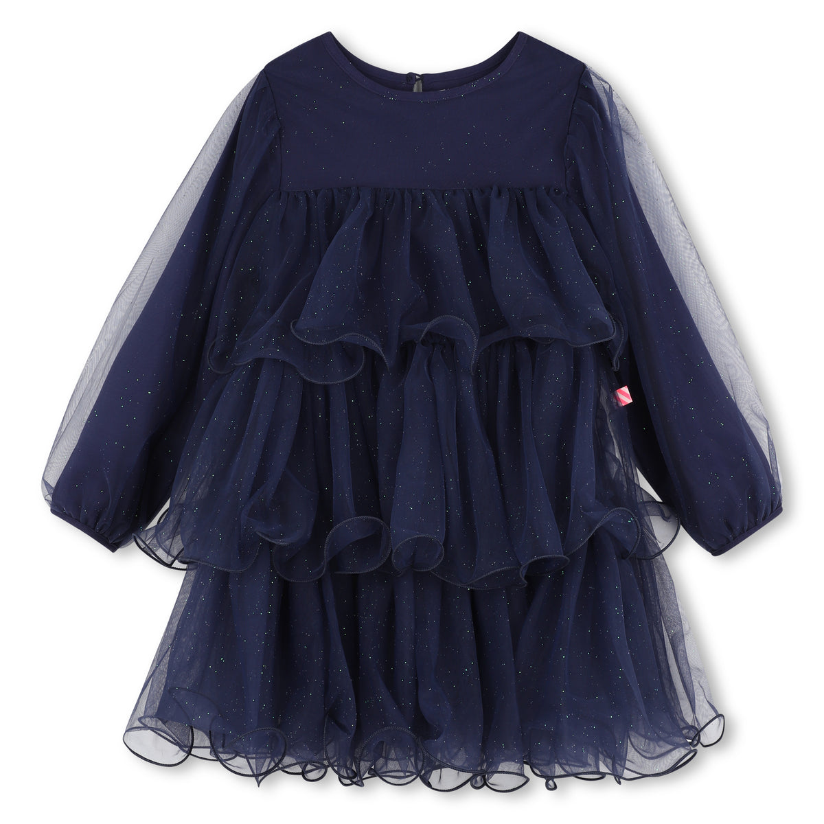 BILLIEBLUSH Girls Navy Tulle Dress