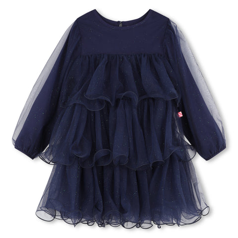 BILLIEBLUSH Girls Navy Tulle Dress