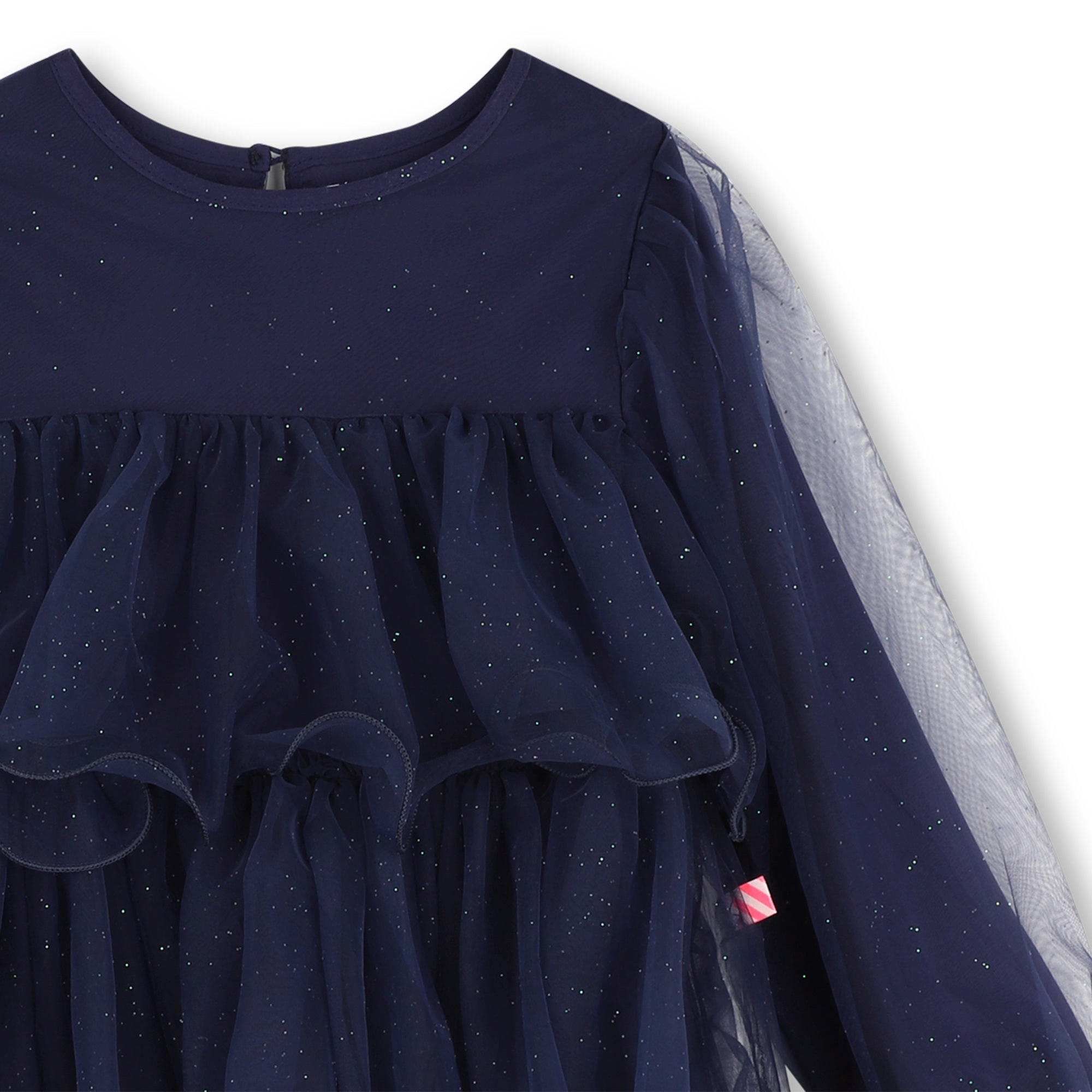 BILLIEBLUSH Girls Navy Tulle Dress