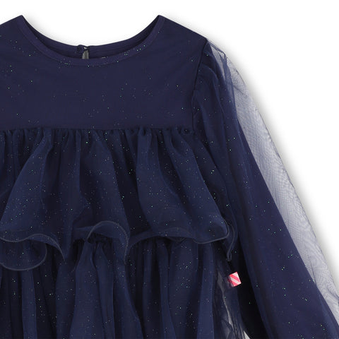 BILLIEBLUSH Girls Navy Tulle Dress