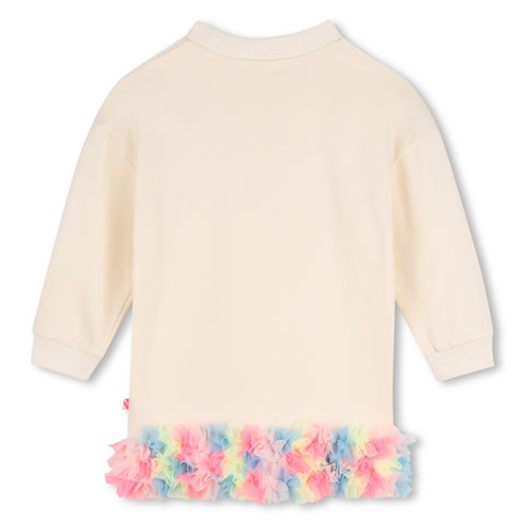 BILLIEBLUSH Girls Beige Tulle Dress