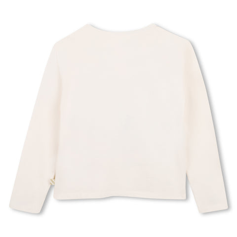 BILLIEBLUSH Girls Ivory Butterfly T-Shirt