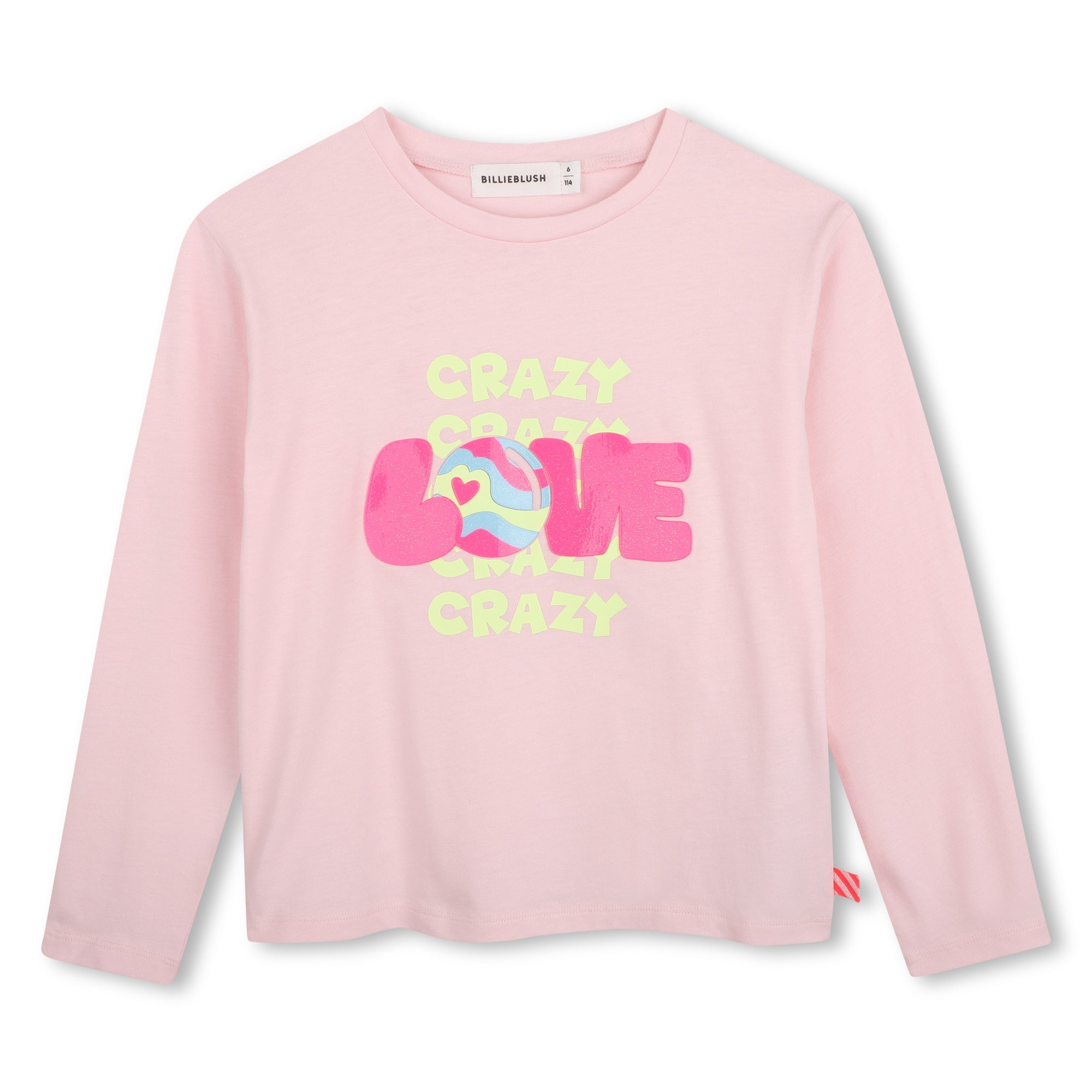 BILLIEBLUSH Girls Pink Love T-Shirt