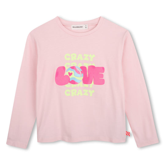 Girls Pink Love T-Shirt