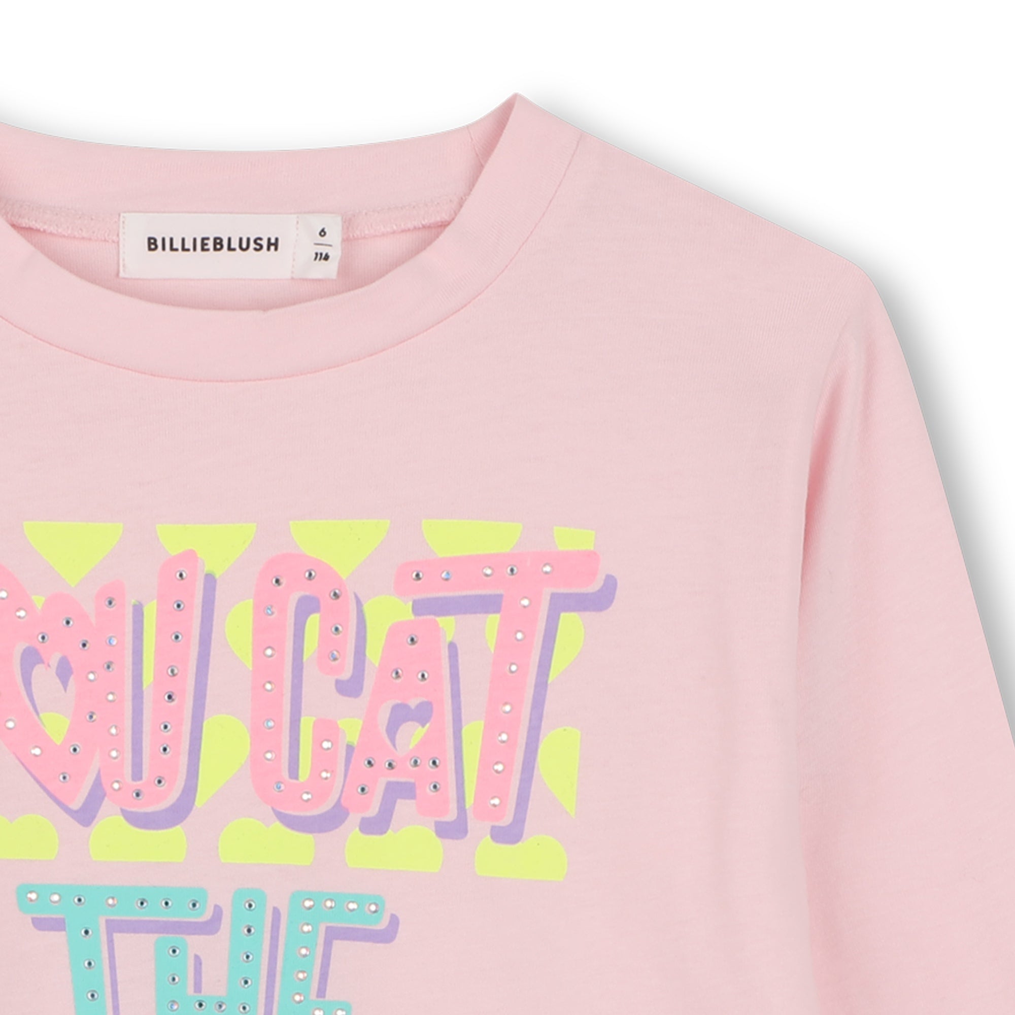 BILLIEBLUSH Girls Pink Power T-Shirt