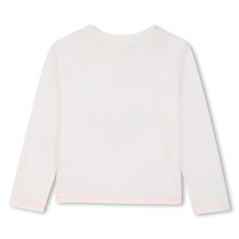 BILLIEBLUSH Girls Ivory Unicorn T-Shirt