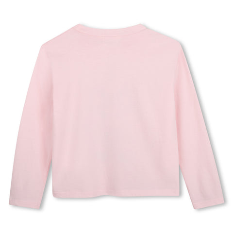BILLIEBLUSH Girls Pink Long Sleeve T-Shirt