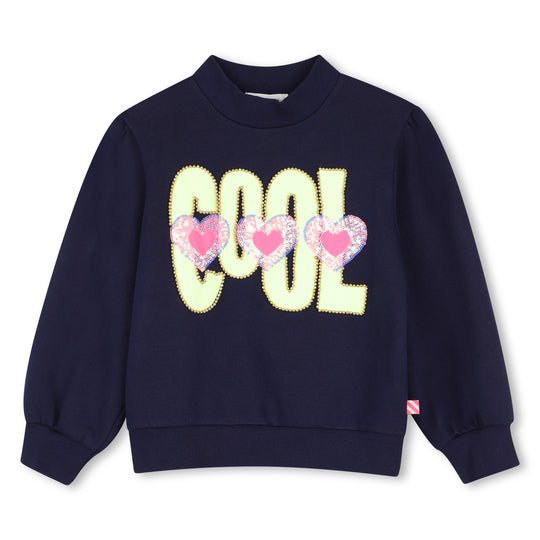 Girls Navy Sweatshirt