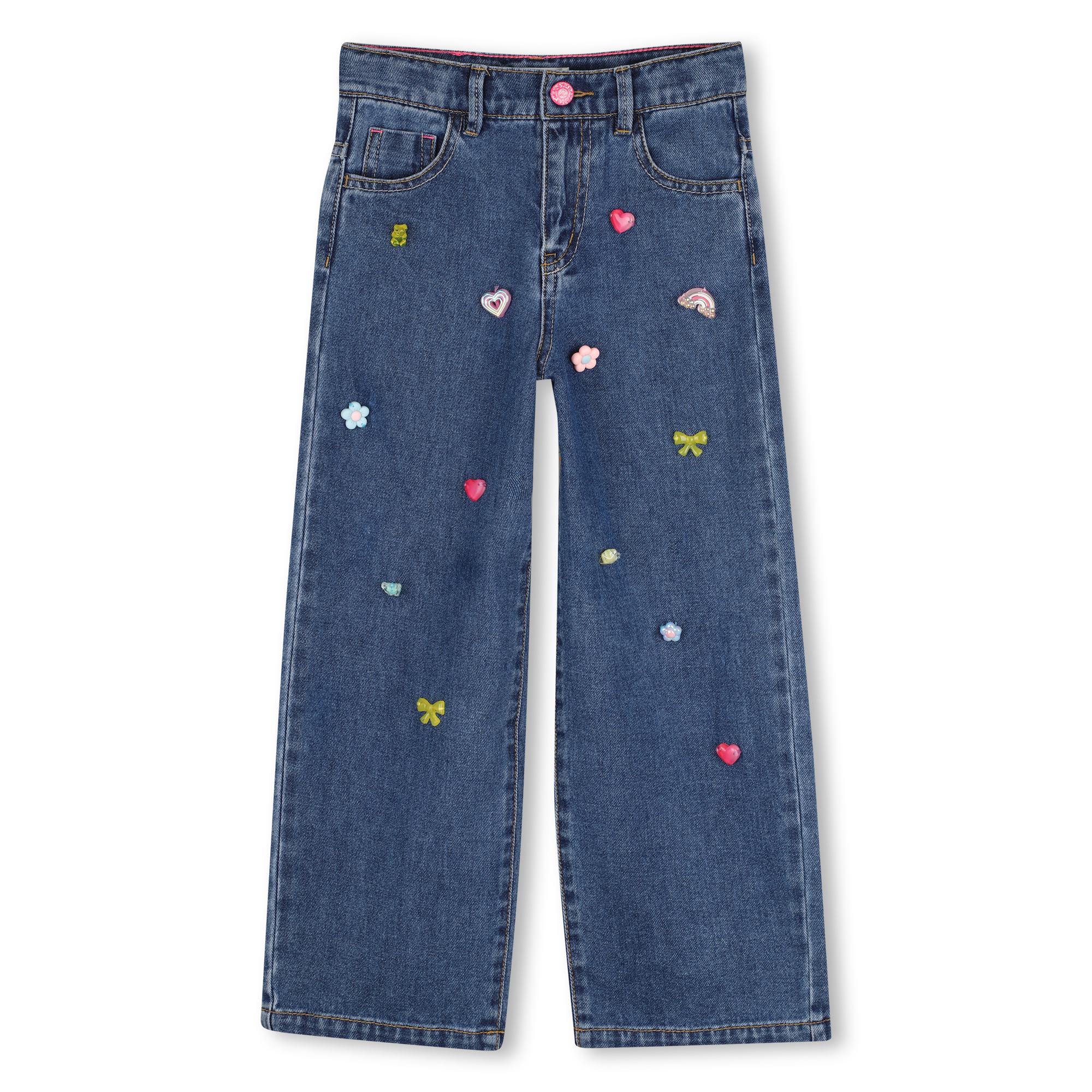 BILLIEBLUSH Girls Jewelled Denim Jeans