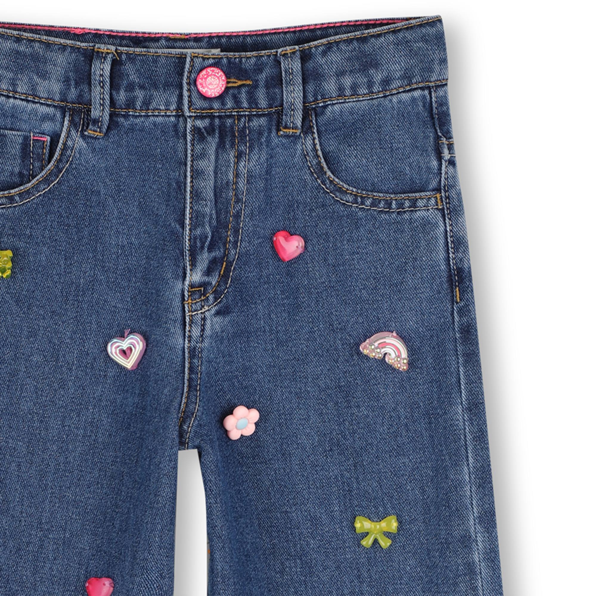 BILLIEBLUSH Girls Jewelled Denim Jeans