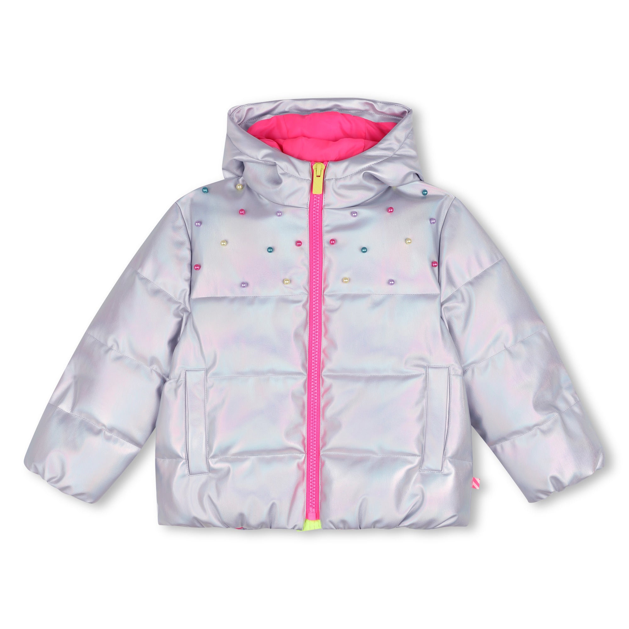 BILLIEBLUSH Girls White Puffer Jacket