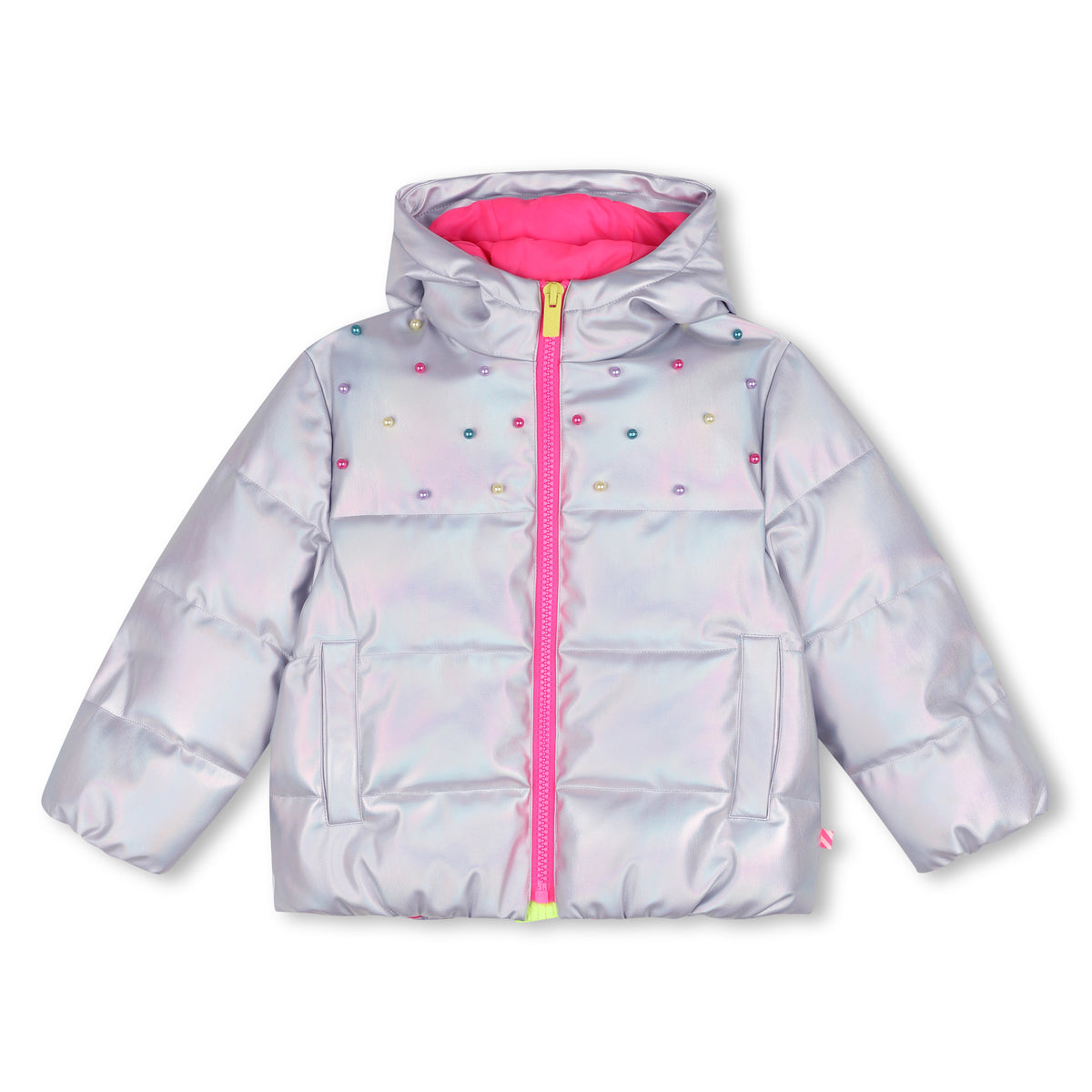 BILLIEBLUSH Girls White Puffer Jacket