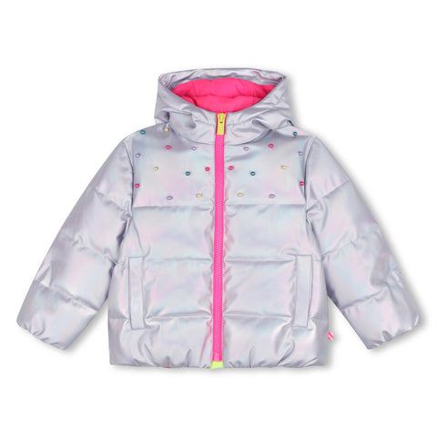BILLIEBLUSH Girls White Puffer Jacket