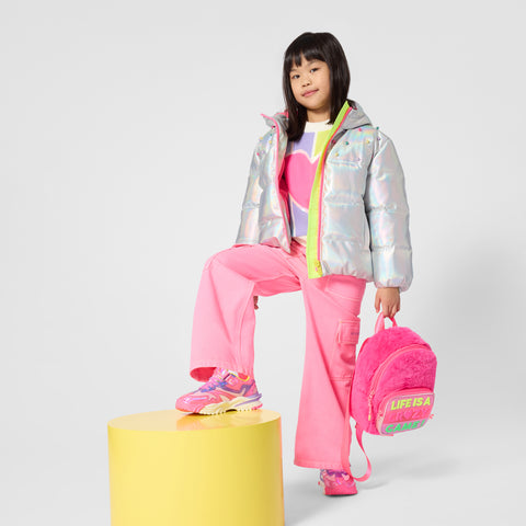 BILLIEBLUSH Girls White Puffer Jacket