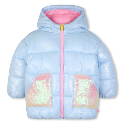 BILLIEBLUSH Girls Blue Puffer Jacket