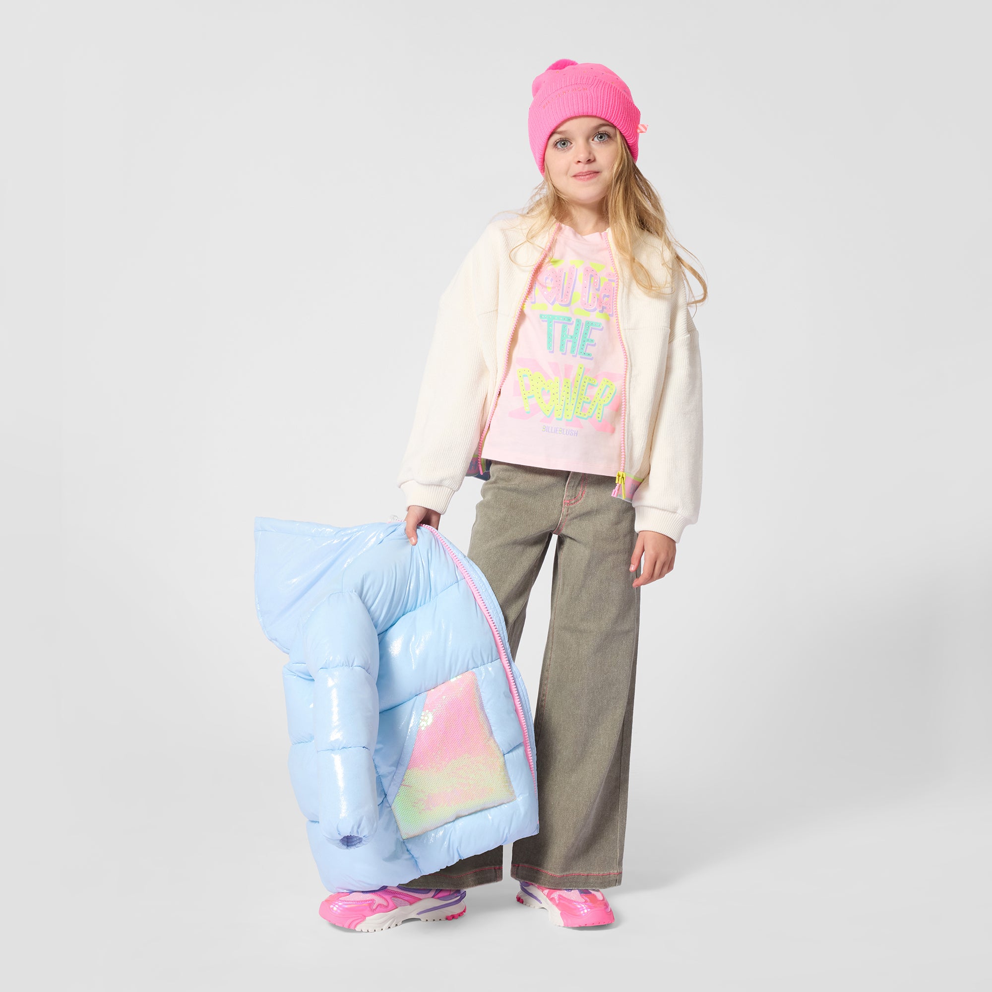 BILLIEBLUSH Girls Blue Puffer Jacket
