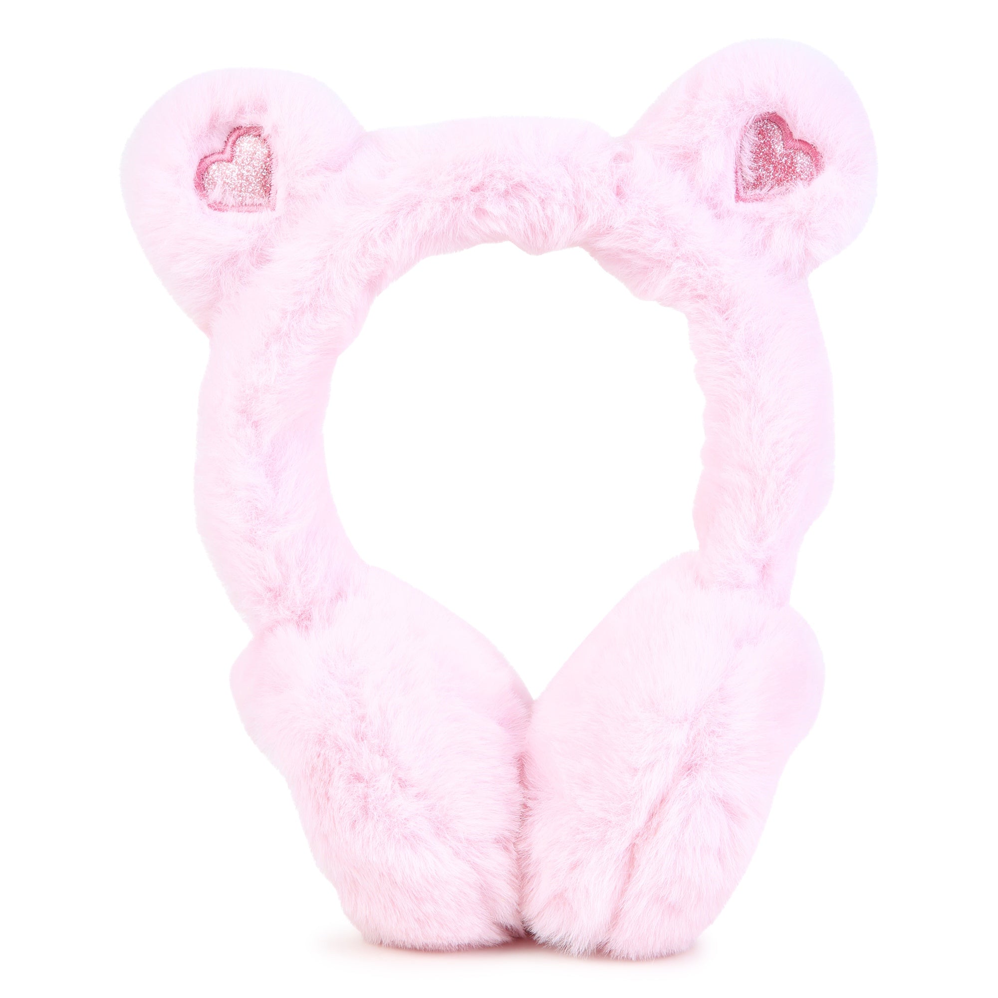 BILLIEBLUSH Girls Pink Heart Ear Muffs