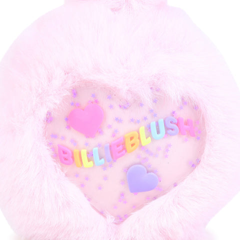 BILLIEBLUSH Girls Pink Heart Ear Muffs