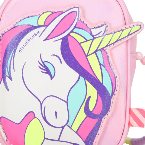 BILLIEBLUSH Girls Pink Unicorn Bag