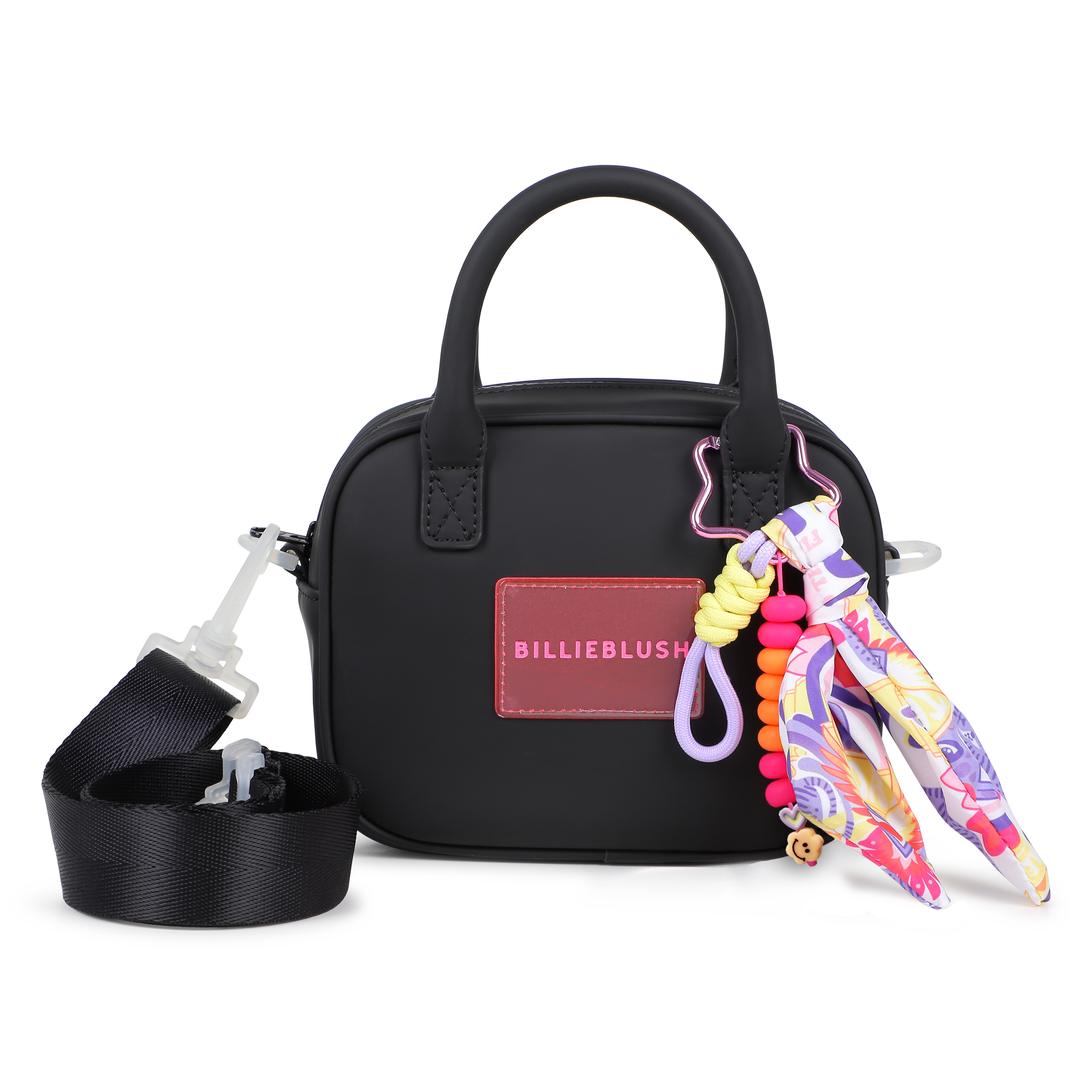 BILLIEBLUSH Girls Dark Grey Handle Bag