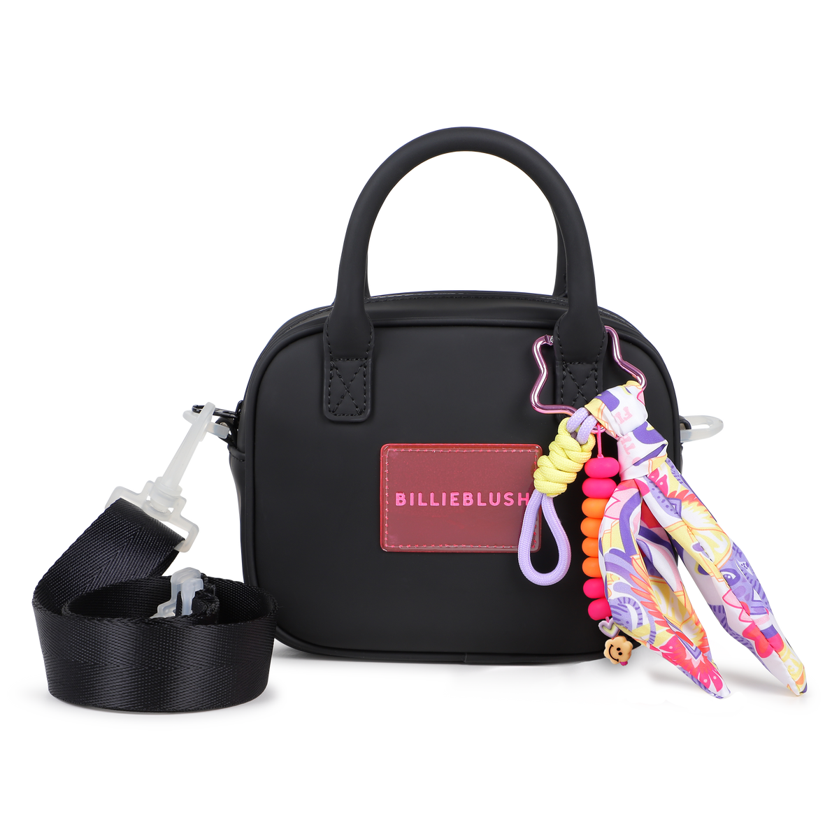 BILLIEBLUSH Girls Dark Grey Handle Bag