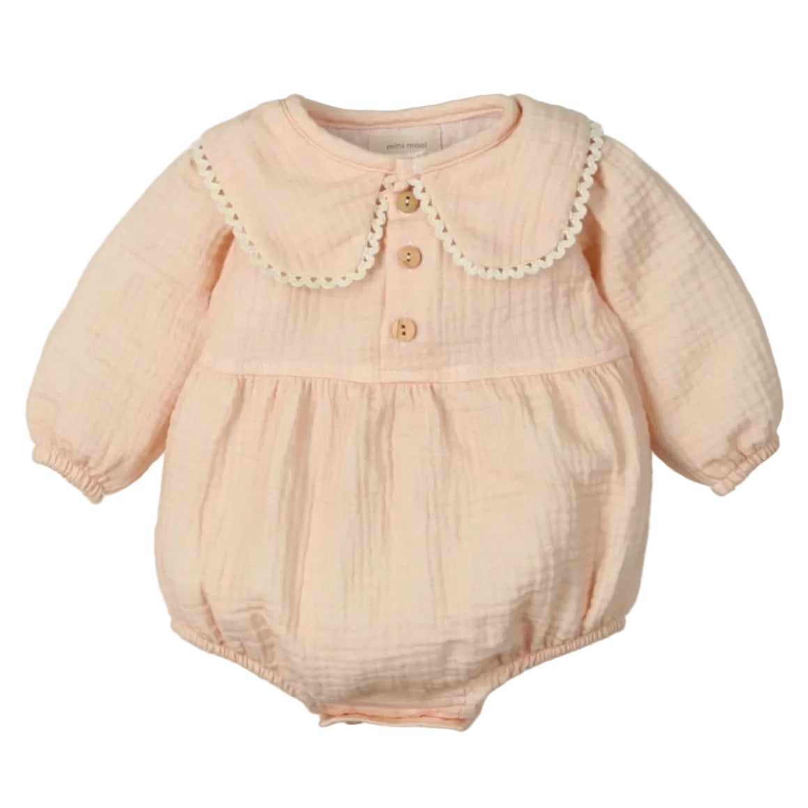 Mac Ilusion Baby Girls Peach Romper
