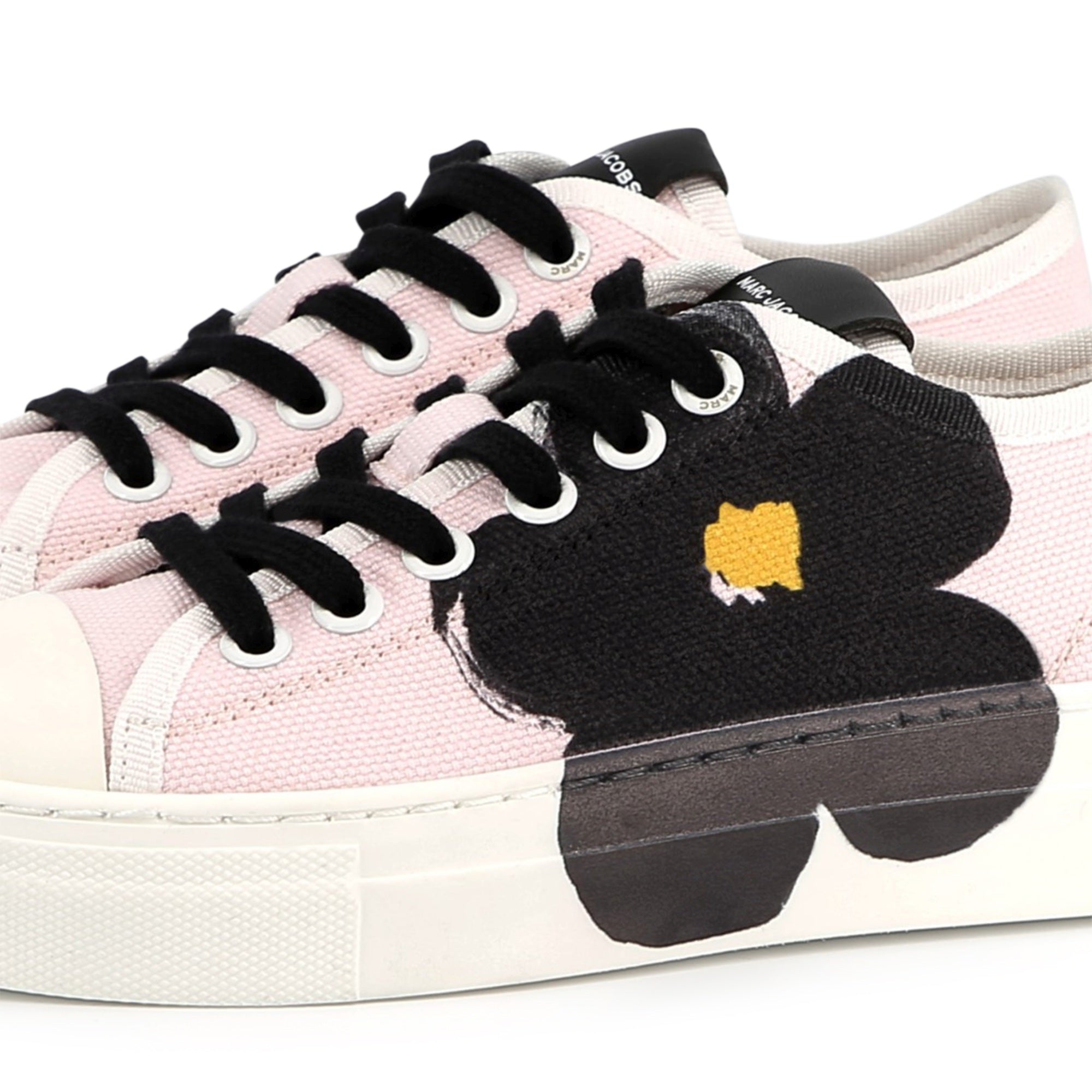 Marc Jacobs Girls Pink Flower Trainers