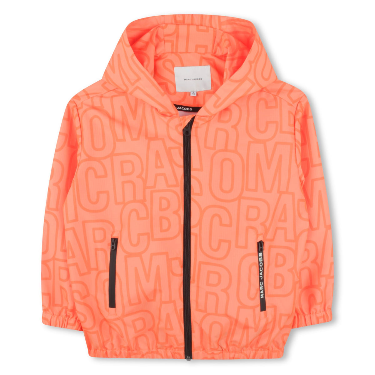 Marc Jacobs Boys Peach Hooded Windbreaker