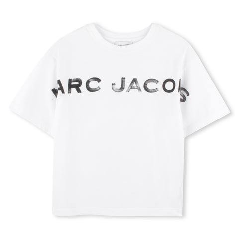 Marc Jacobs Boys White Logo T-Shirt