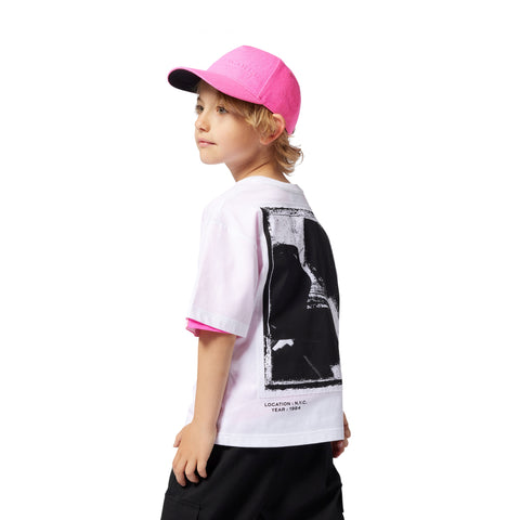 Marc Jacobs Boys White Logo T-Shirt