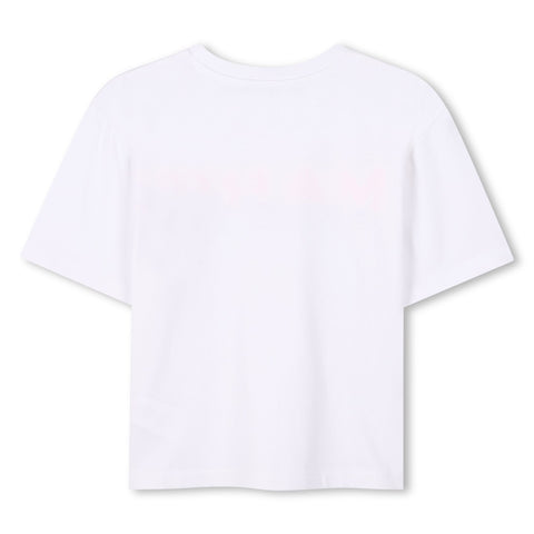 Marc Jacobs Boys White Logo T-Shirt