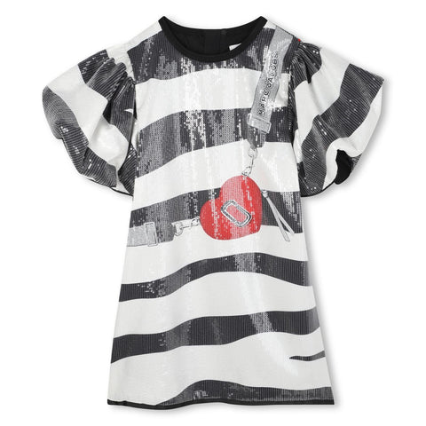 Marc Jacobs Girls Zebra Sequin Dress