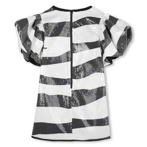 Marc Jacobs Girls Zebra Sequin Dress