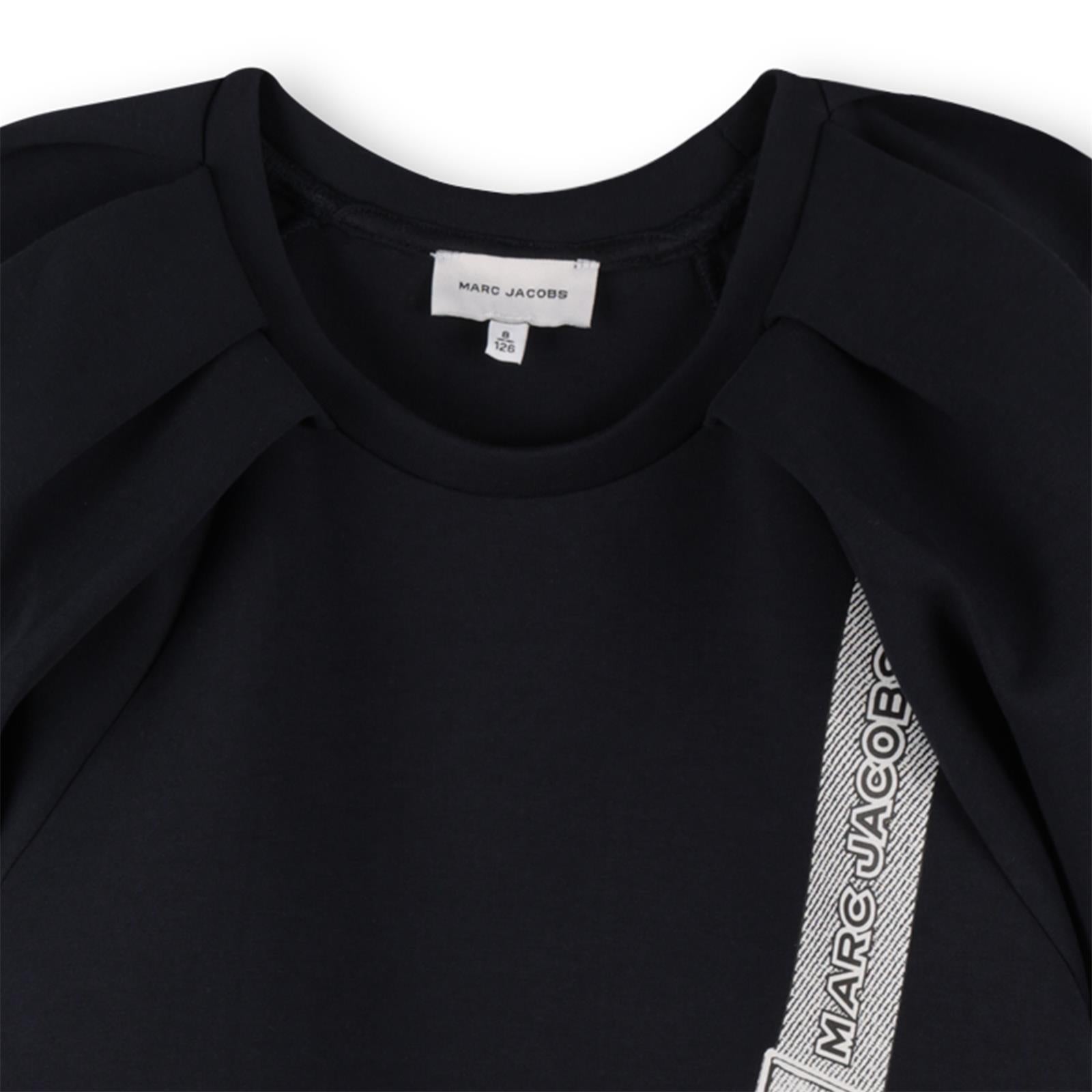 Marc Jacobs Girls Black Jewelled Bag Dress