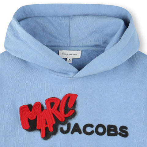 Marc Jacobs Boys Blue Logo Hoody